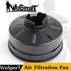 WoSporT тактическая маска черепа аксессуары токсичных M04 военный CS Airsoft Wargame Пейнтбол безопасный газ фильтрации воздуха вентилятор