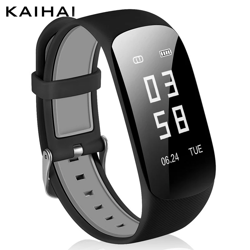 

KAIHAI Fitness smart bracelet activity Heart Rate tracker Bike Tennis Basketball Badminton Dance RTC Display wearable devices
