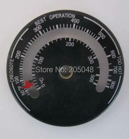 Магнитный трубный термометр для печи, легкая установка с винтом или кольцом, деревянный топливный монитор