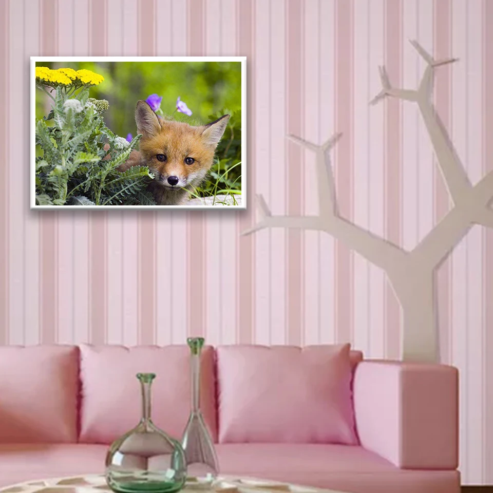 Частичное DIY 5D алмазов картина желтый щенок вышивки крестом стразами Алмазная