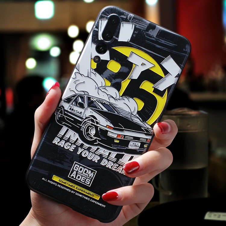 Чехол для Huawei p20 P30 с 3D тиснением чехол Pro высокого качества p9 P10 Plus Mate 20 x nova 3 4 4e 3d
