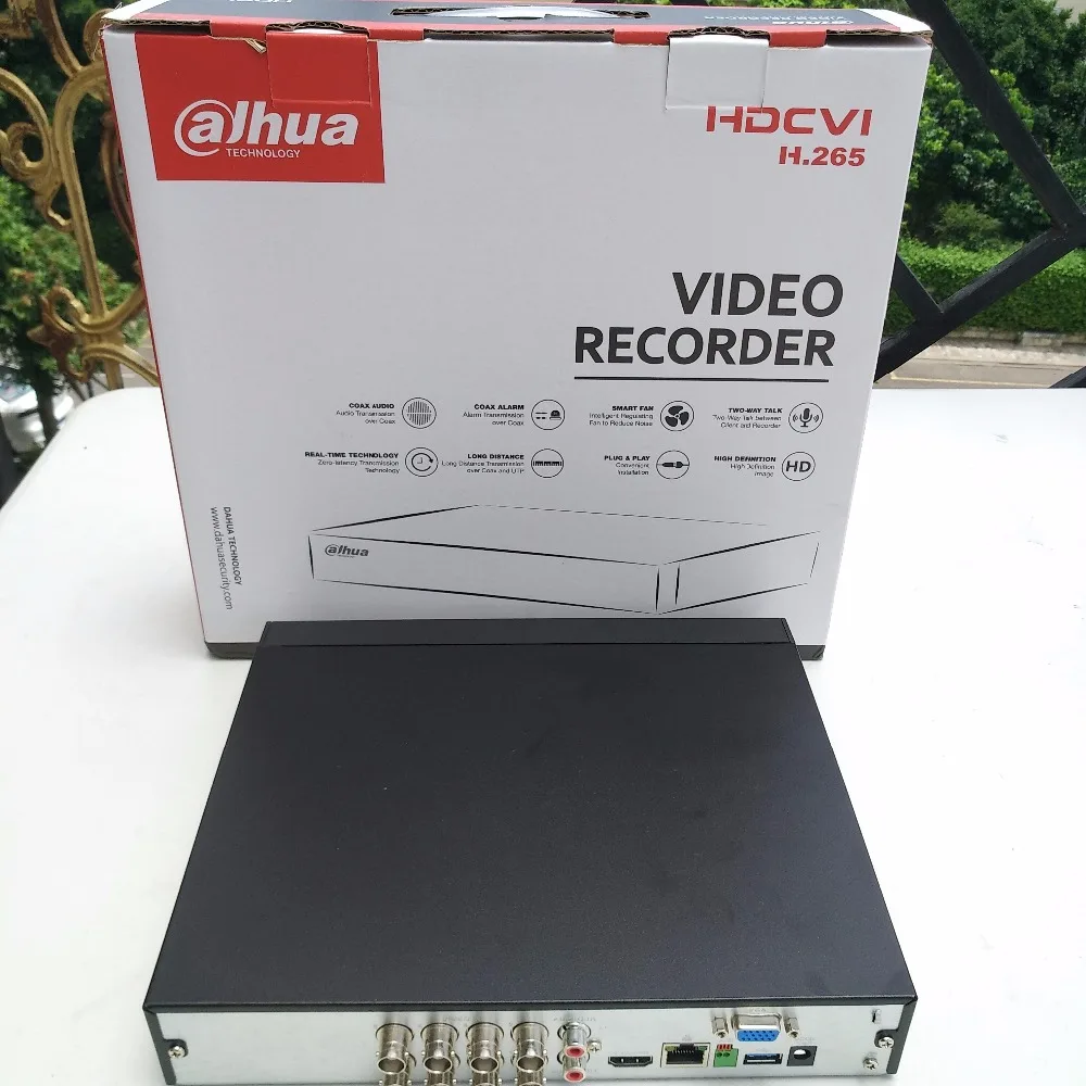 Dahua XVR 4K XVR5108HS-4KL-X H.264 / H.265 IVS Smart Search up to 8MP Supports HDCVI/AHD/TVI/CVBS/IP video inputs PSP Lite