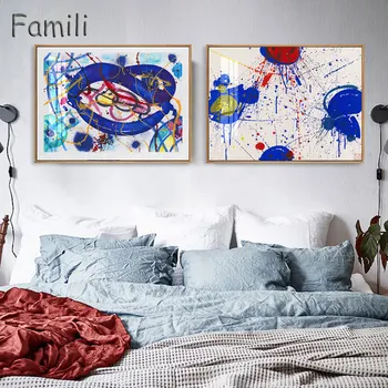 

Artist Abstract Art Painting Watercolor Wall Pictures For Living Room Home Decor Colorful Art Canvas Print Decor No Frame
