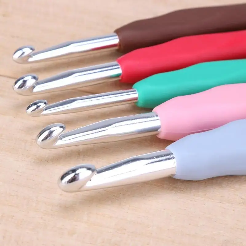 11 размеров вязальные крючки для вязания своими руками Набор аксессуаров для шитья