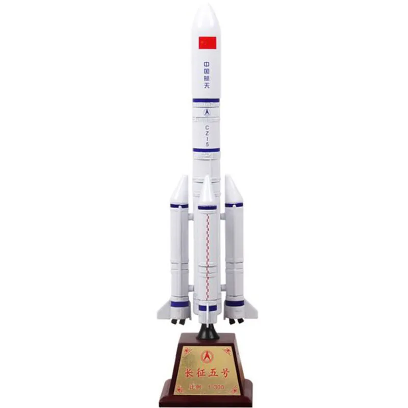 

1:300 Scale Alloy Metal Die-cast Changzheng-5 Rocket Aircraft Airplane Space Ship Carrier Model F Display Decoration Collection