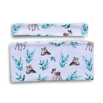 

Newborn Infant Sika Deer Towel Swaddle Blanket Baby Boys Girls Sleeping Bag Muslin Wrap Headband Cloth Photography Prop
