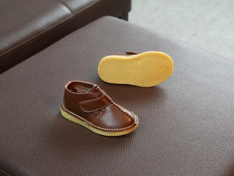 Sapatos de Couro Sapatos de Bebê Macio das Meninas Sapatos da Moda Novas Crianças Sapatos Casuais Menino Pequeno Fundo Princesa 2019 3 Cheap Sapatos de couro