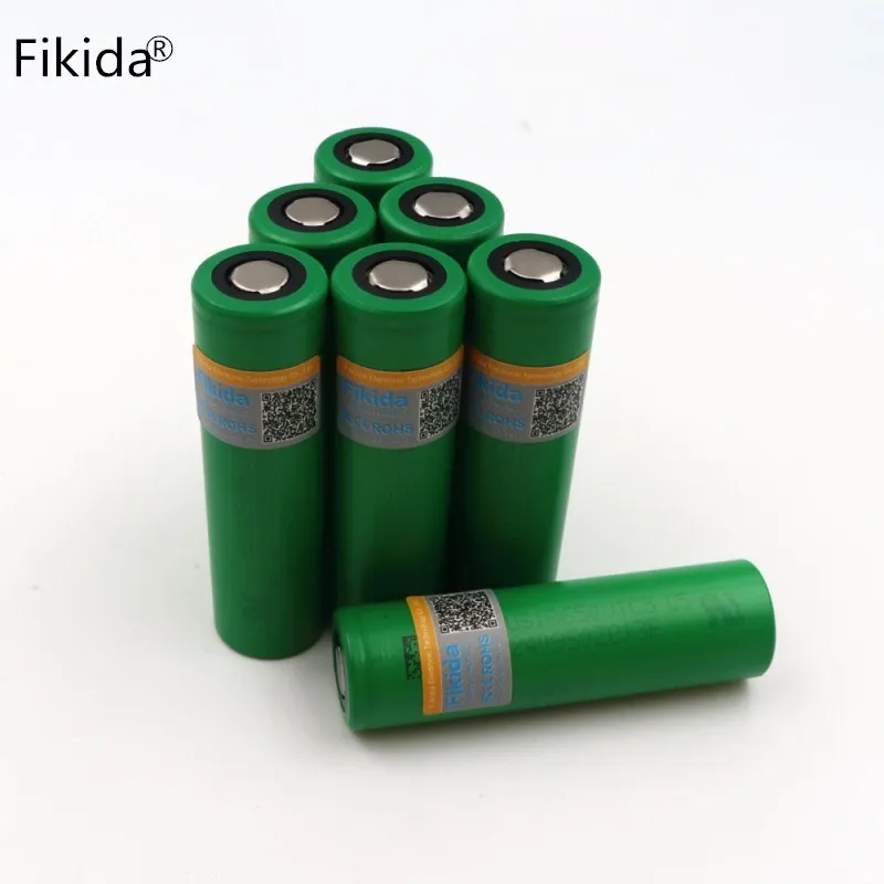 

New Fikida 100% Original 30A Discharging 3.7V US18650 VTC5 2600mAh Rechargeable Batteries For Sony 18650 Battery+Box