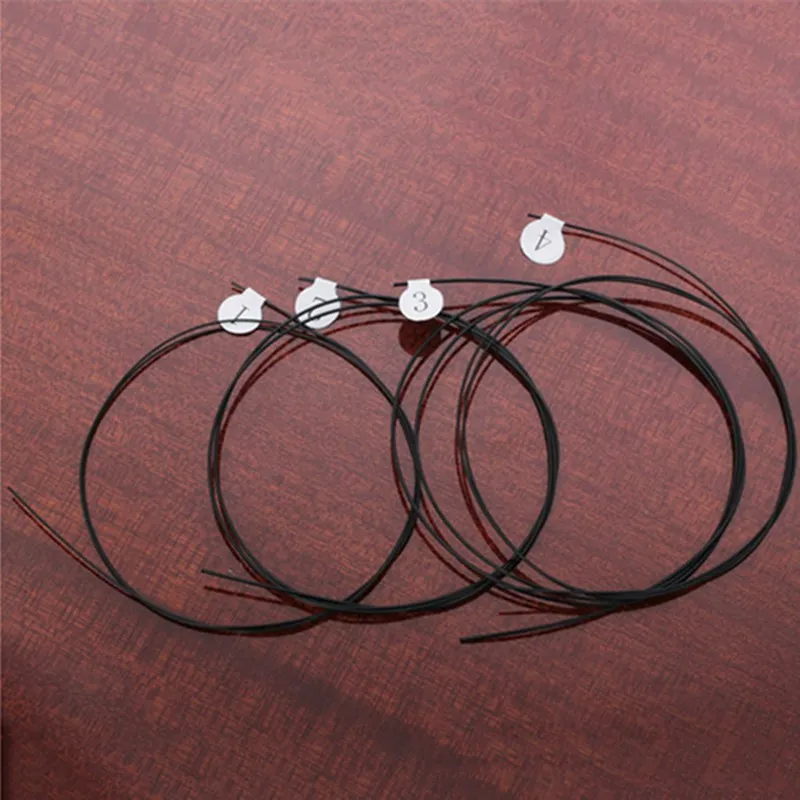 

Longteam Ukulele Carbon Strings Fluorocarbon Fiber Strings for 21/ 23/ 26 Inches of Guitar Ukulele Part Black