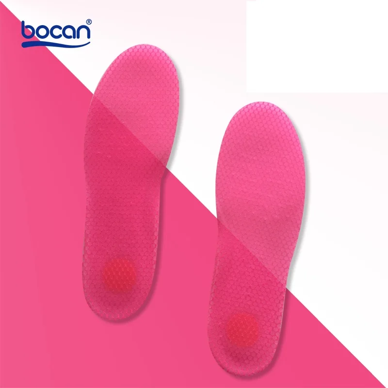 Bocan Gel Shoe Insoles Massaging Insoles Palmilhas Gel Homens Sport Cushions Elasticity Pads Semelle Gel Orthopedic insole  