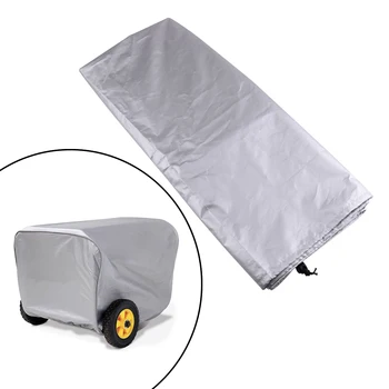 

LETAOSK 25'' Grey Polyester Storage Cover Weather-Resistant Dustproof for Portable Generator 64x61x54.5cm