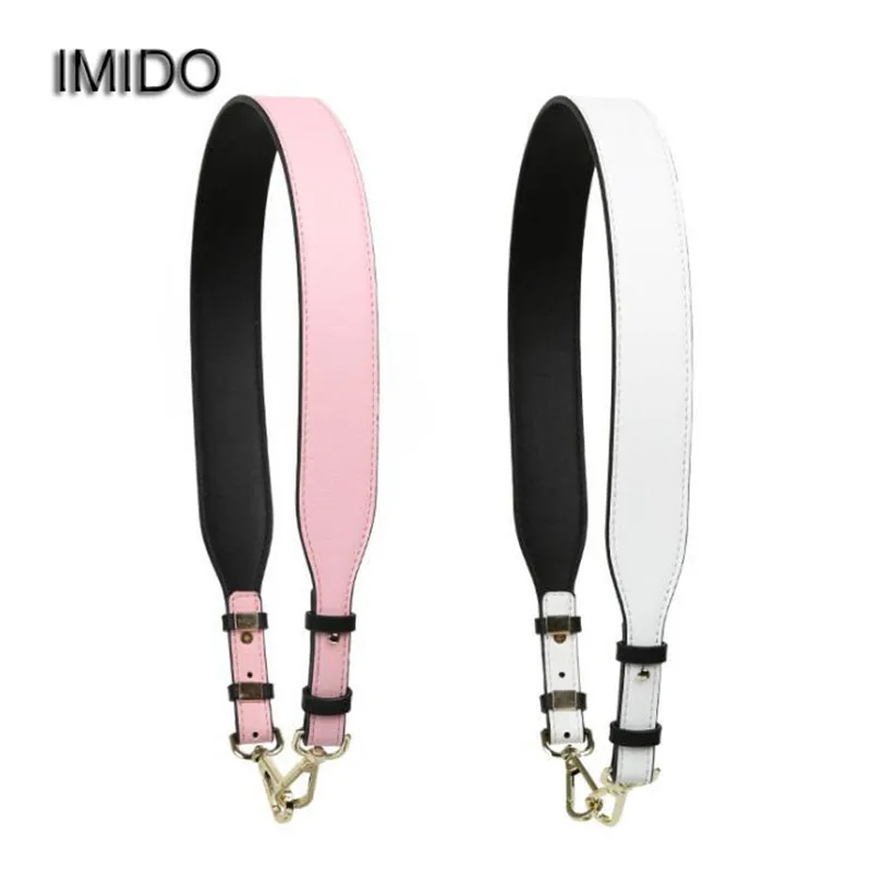 IMIDO 4cm Wide Short Bag Strap Leather Women Handbag Belt Shoulder Bag Strap Replacement ...