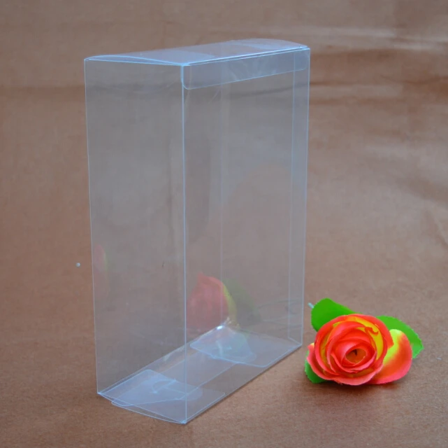 10pcs/lot size 5*10*15cm square Clear Plastic pvc box , big clear