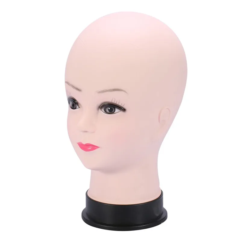 Female-Manikin-Model-Wig-Making-Styling-Practice-Hairdressing-Cosmetology-Bald-Mannequin-Head-Hat-Headwear-Display-Make