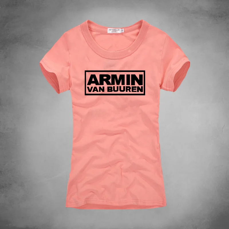 

Brand Armin Van Buuren Printed Novelty 100% Cotton Women's Shirt Short Sleeve Summer Tops Tees Casual Slim Fit T-shirts