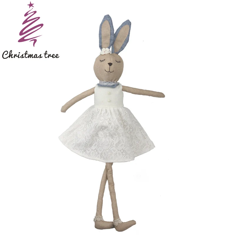Милый кролик Рождественская елка Кролик Куклы 70 см детские плюшевые игрушки чучело кукла для детей подарок на день рождения kawaii Кролик