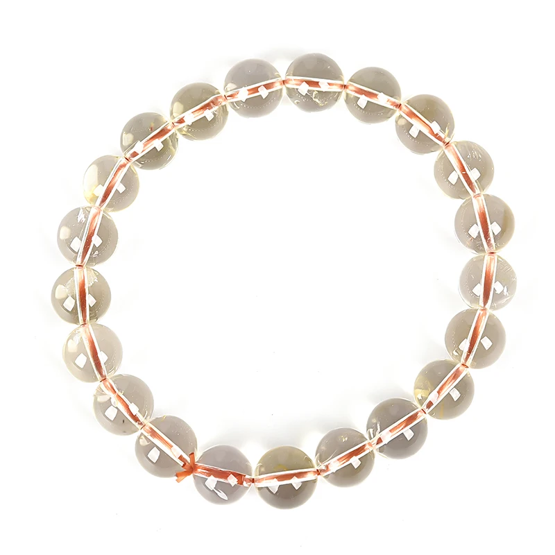 Dazzling and Fully Transparent Crystal Size For 9.2mm Natural Topaz Handmade diy Bracelet 7.5inch Noble Character H186 | Украшения и