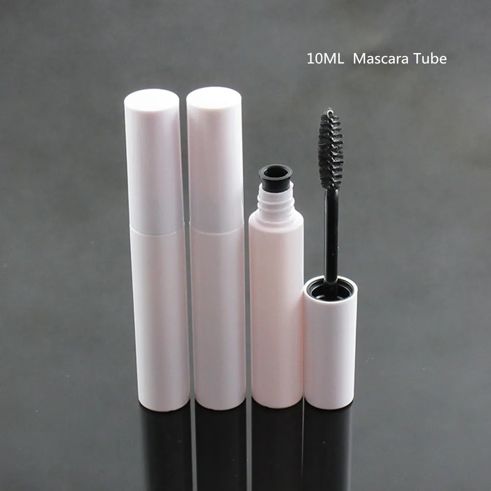 

300pcs 8ml 10ml Refillable Travel Empty Lady Up Mascara Tube with Eyelash Wand Rubber Inserts