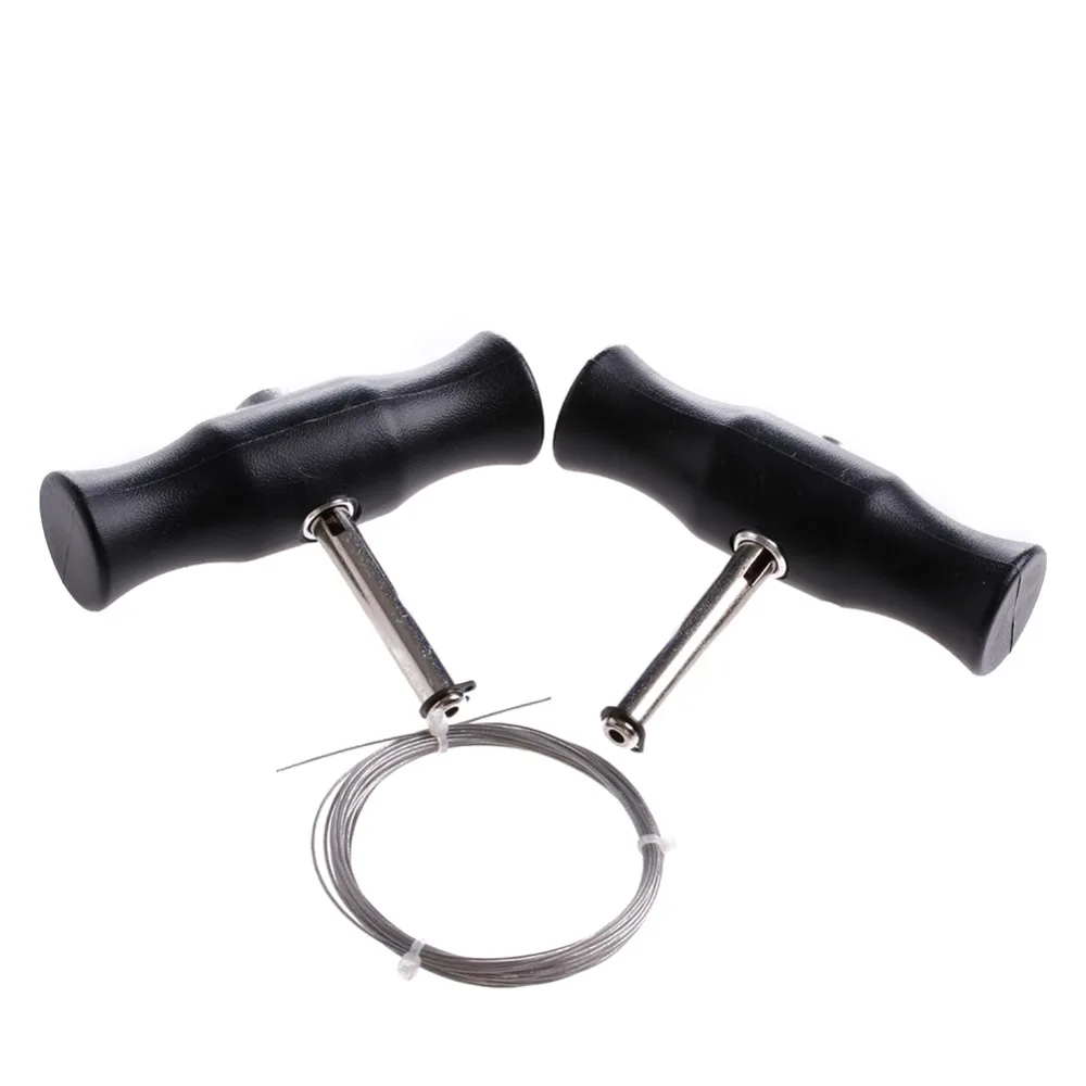 

Car Windshield Removal Tool Windscreen Window Glass Cutting Wire + Handles Kit