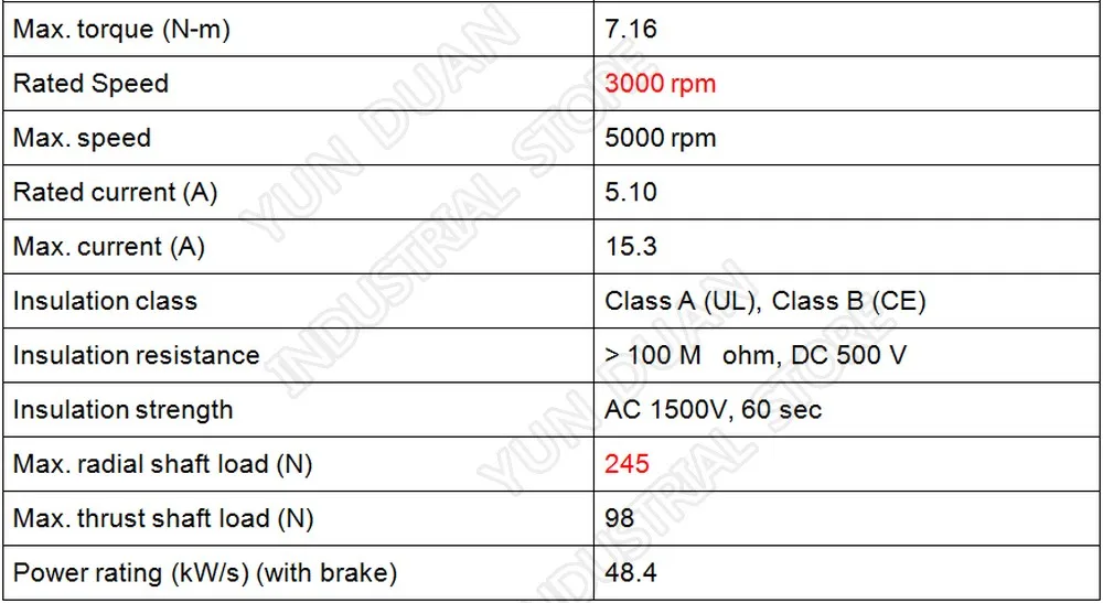 750 W NEMA32 Дельта AC привод с серводвигателем комплект с тормозом 0.75KW 2.39NM 3000 об/мин 80 мм ASD-B2-0721-B ECMA-C20807SS с 3 м кабель