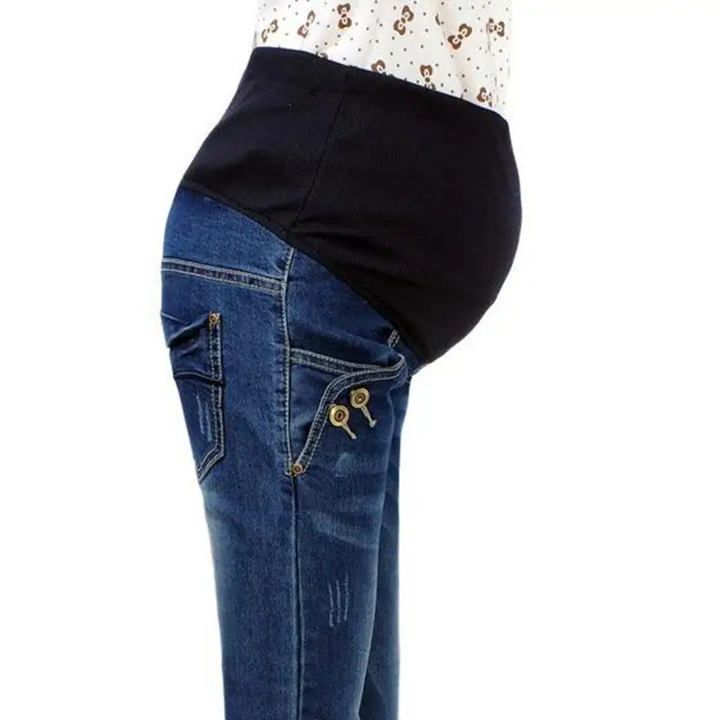 

2016 Hot Sale New Fashion Women Maternity Jeans Pregnant Clothes Prop Jeans Pants Trousers Clothing For Pregnancy Clothes
