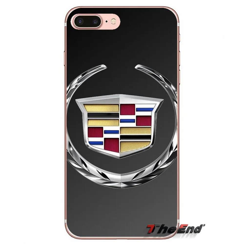 Для Samsung Galaxy S3 S4 S5 MINI S6 S7 edge S8 Plus Note 2 3 4 5 Grand Core Prime Cadillac Логотип эмблема автомобиля