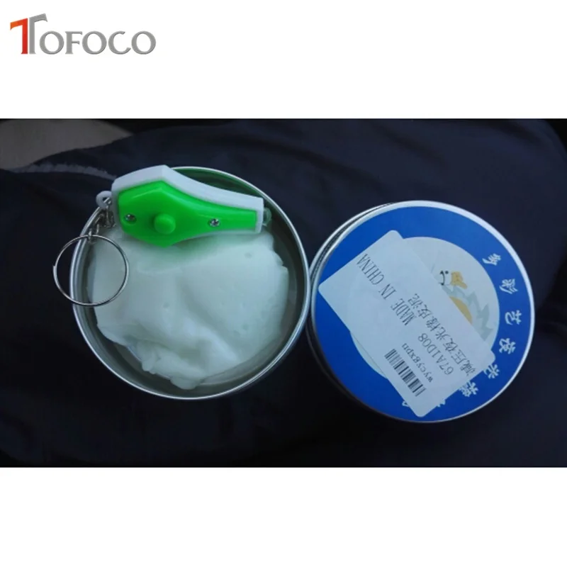 TOFOCO Shine at night Playdough Slime Magnetic Rubber Mud Strong plasticine Putty Magnetic Clay Education Novelty Toy