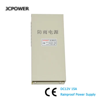 

AC 220V to DC 12V 15A 180W Rainproof Power Supply Driver DC12V LED power supply outdoors application