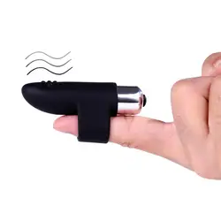 Черный силиконовый рукав для пальца клитор фаллоимитатор со стимулятором вибратор Banger G-spot массажер вибратор Fingering секс-игрушки для женщин