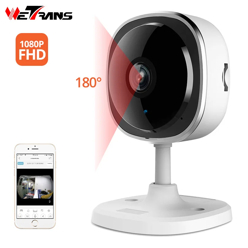 Wetrans IP камера Wifi 1080P мини беспроводная домашняя безопасности P2P рыбий глаз sd карта