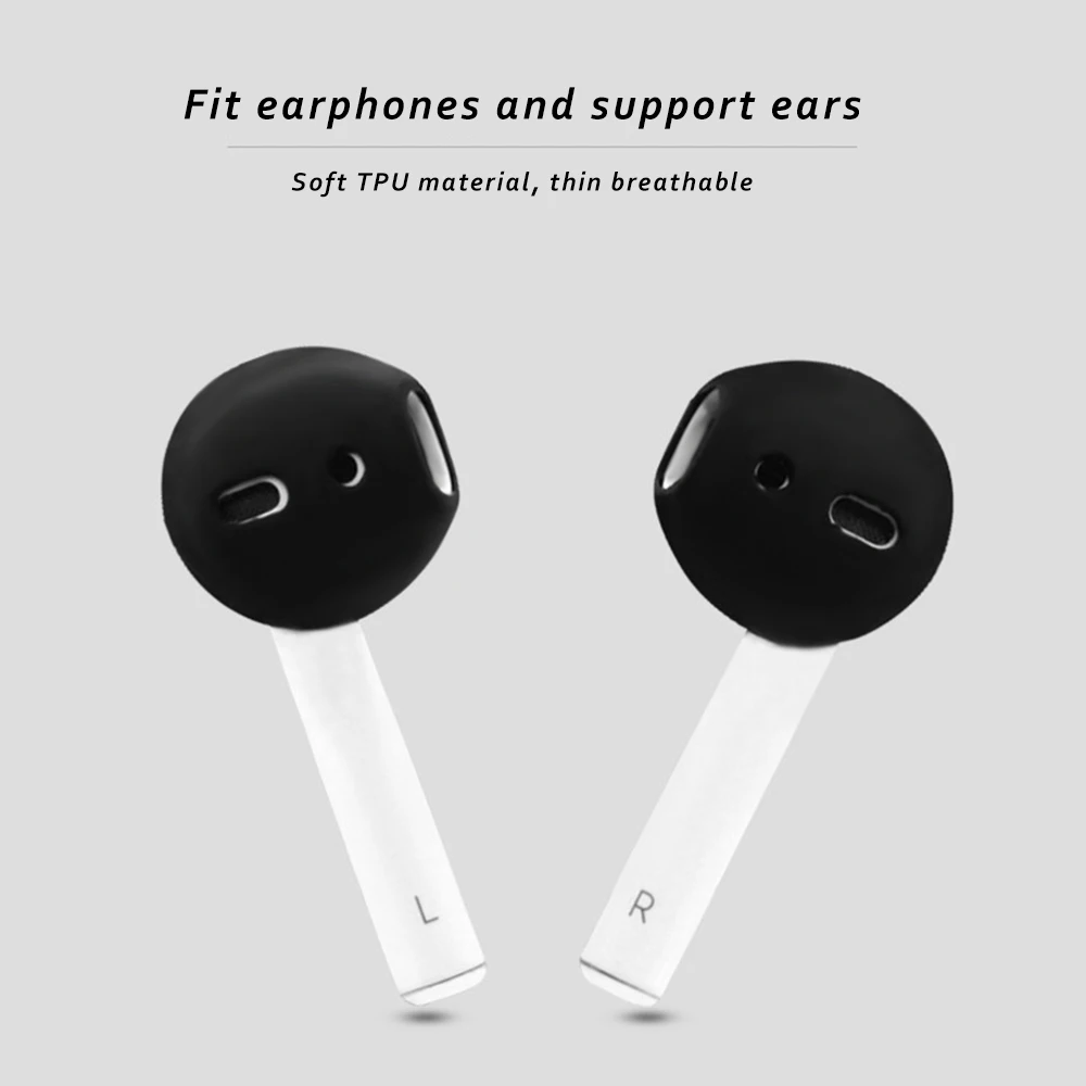 Пылезащитный чехол для AirPods Bluetooth наушники без боли мягкий силиконовый сменный протектор амбушюры для наушников