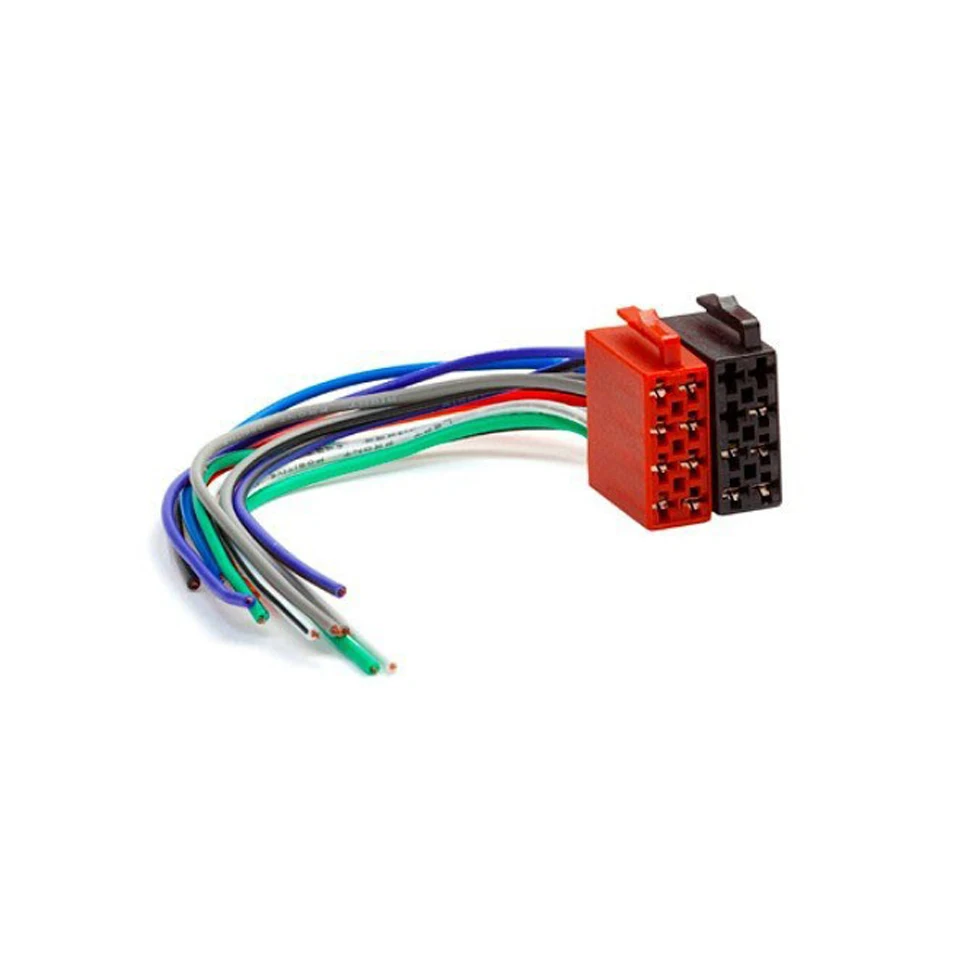 

Universal Male ISO Wiring Harness Car Stereo Connector Adapter Plug Wire Cable Auto Radio Power Adaptor