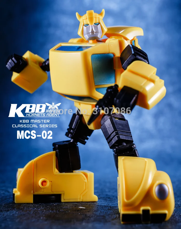 

KBB G1 Transformation MSC-02 MSC02 Bee Pocket War 10CM Action Figure Robot Toys