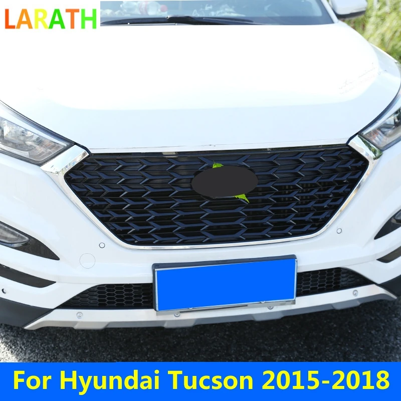 Для hyundai Tucson- FUSION гоночная решетка гриль Передняя Маска Крышка грили подходит для FUSION MONDEO черный серебристый автомобильный Стайлинг