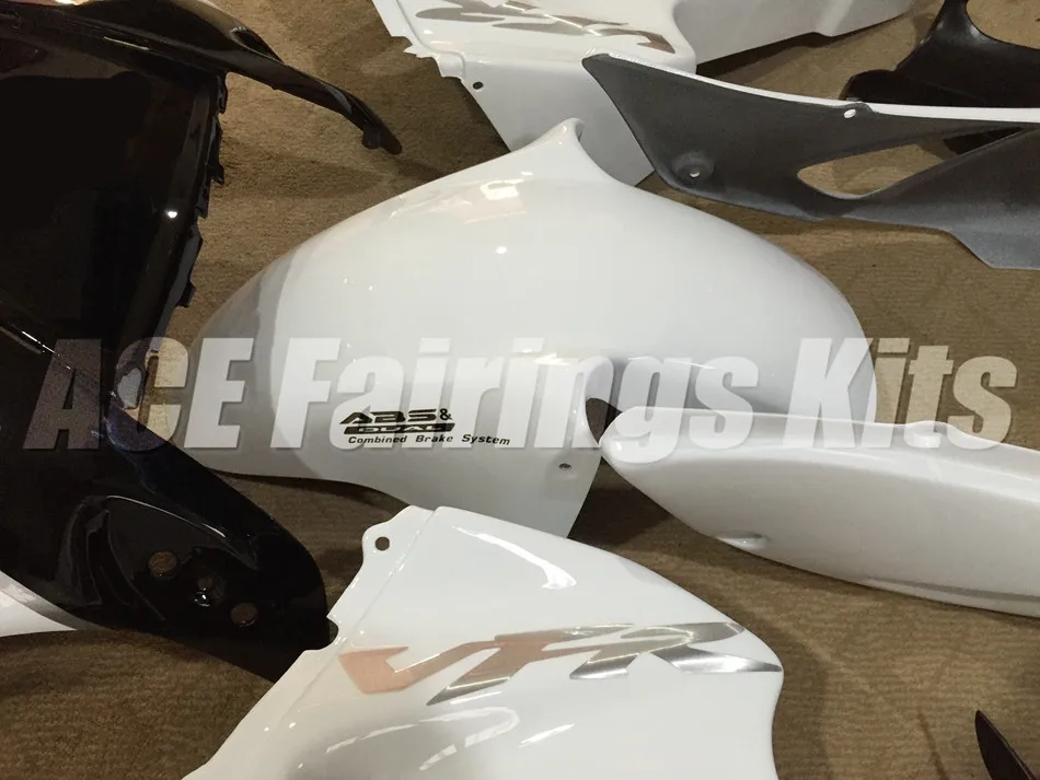 Новые мотоциклы ABS обтекатели комплект Подходит для HONDA VFR800 1998 1999 2000 2001 VFR 800 98 99 00 01 изготовленный на заказ; цвет черный, белый глянцевый