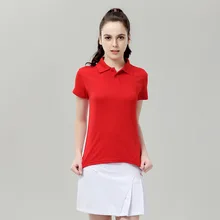 Женские спортивные футболки поло женская рубашка для гольфа короткий рукав быстросохнущая тонкая уличная тренировка, Теннис Спортивная одежда для бадминтона Топы