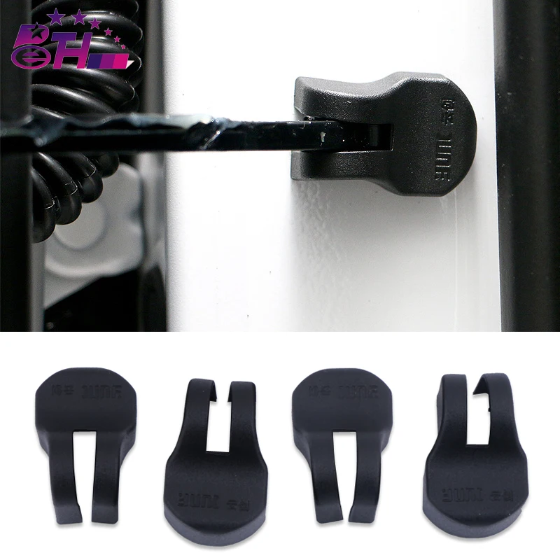 

4Pcs Car Waterproof Rust-proof Door Limiting Stopper Cover Sticker For KIA KX3 KX5 K5 2016 Sorento 2015 Car Accessories