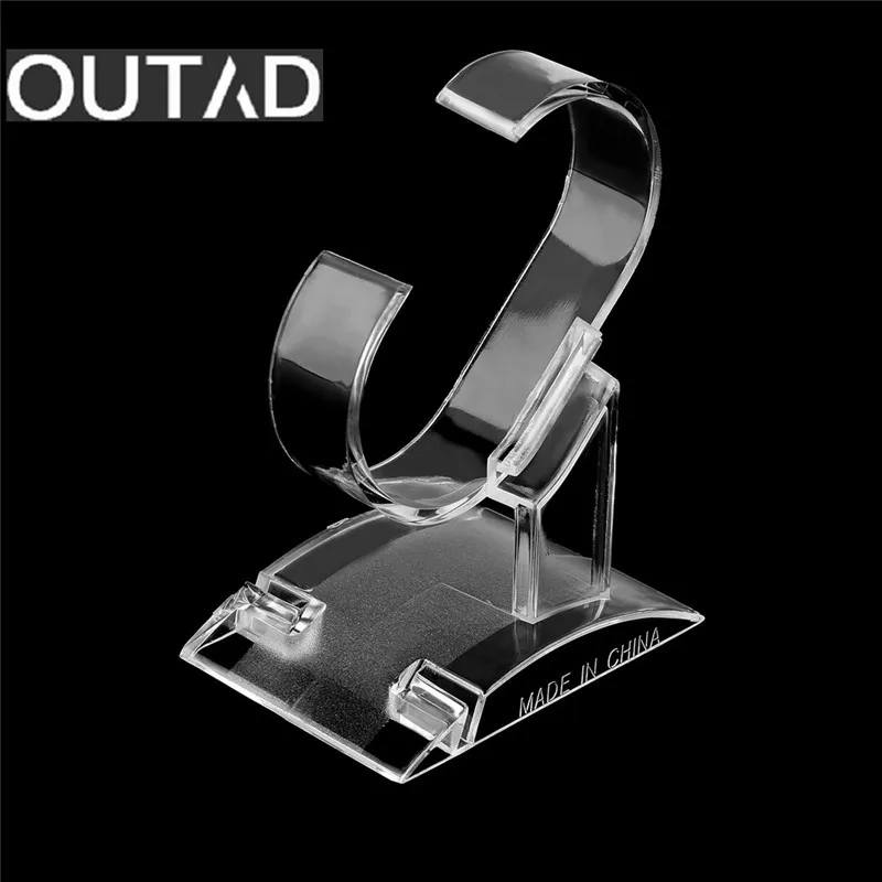 

OUTAD Clear Acrylic Watch Display Holder Stand Rack Showcase Tool Transparent Wristwatch Lightweight Stand Case Dropshipping &7
