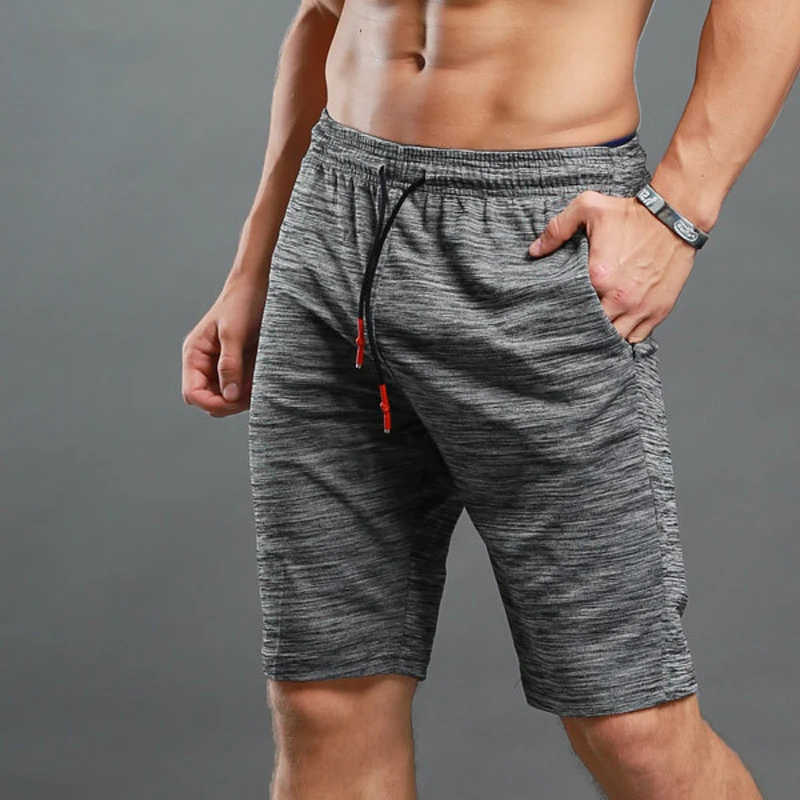 NEW Elastic Waist GYM Running Shorts Men Quick Dry Training Jogging