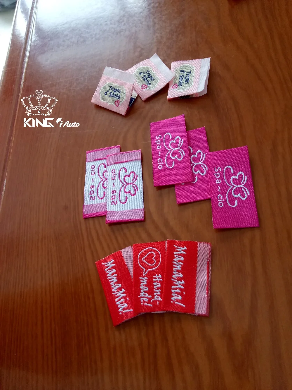 Personalized woven labels/ Paper Hang tag for pants / Known brand garment washing labels for ...