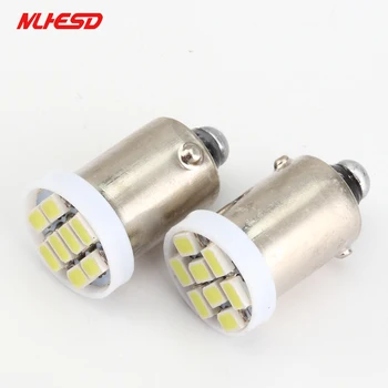 

2PCS Ba9s 44 47 T11 T4W Bayonet AC 6V/6.3V 1206 3020 8SMD LED Pinball Machine Light Bulb Lamp Non ghosting/anti flickering