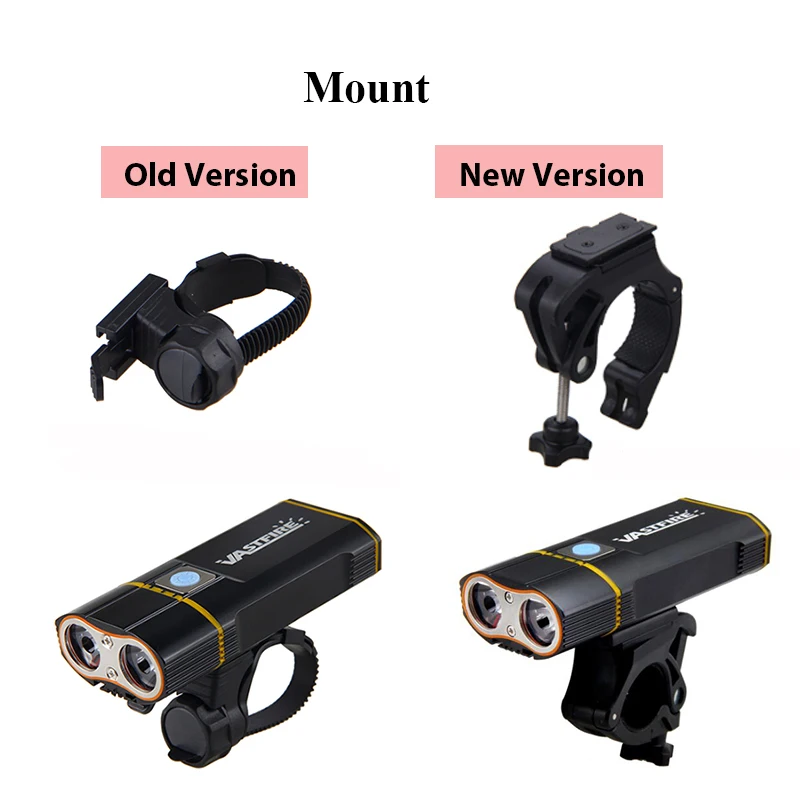 Best USB Rechargeable Handlebar Headlight 6000LM Front Bike Light 2X XM-L2 LED Lamp Built-in 6000mAh Battery for Cycling 0