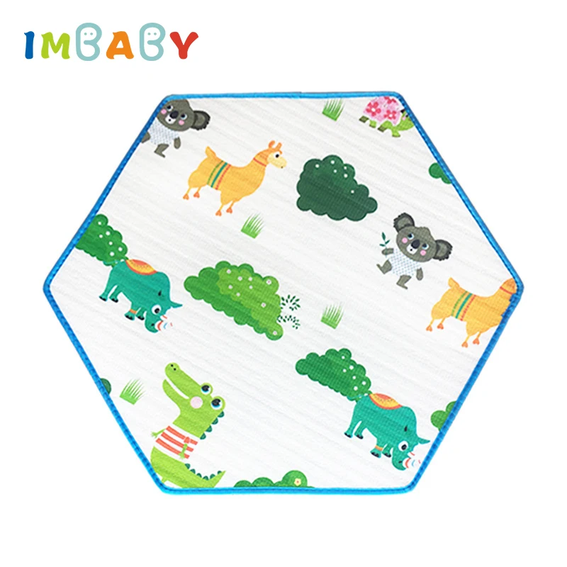IMBABY детский манеж ковер нескользящий EPE хлопковый для манежа новорожденных