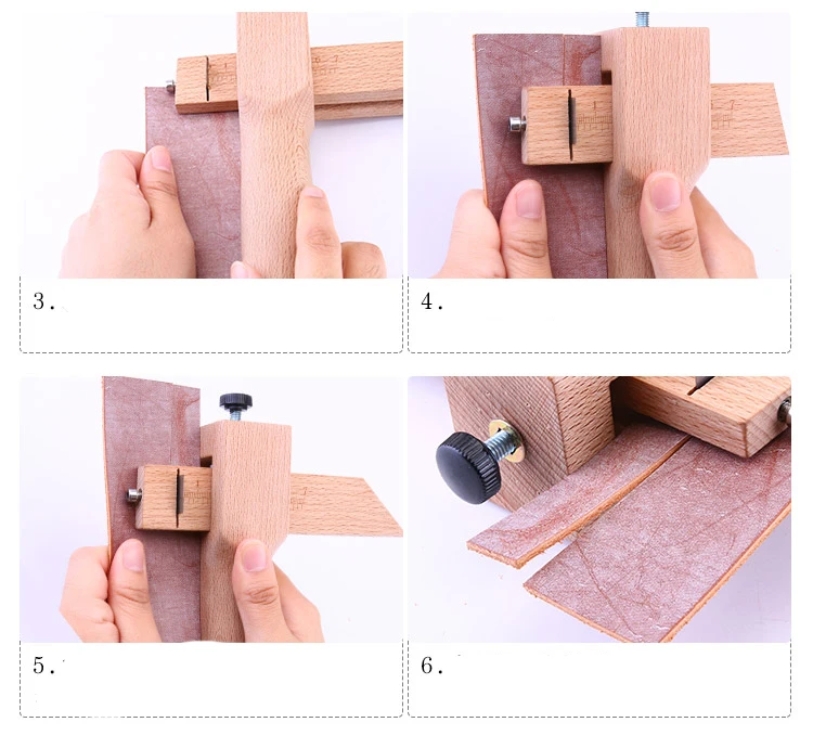 Регулируемый кожаный ремесленный резак ремень DIY ручные режущие инструменты деревянные полосы резак с 3 острыми лезвиями новое поступление