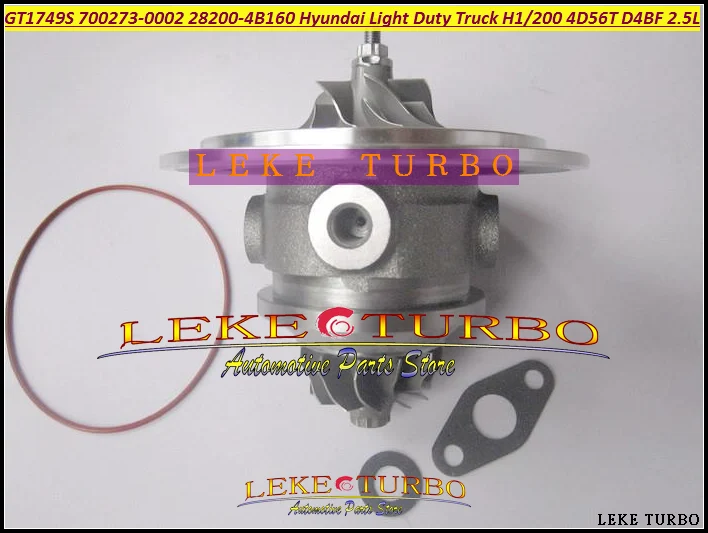 GT1749S 700273 700273-0002 28200-4B160 Turbo Turbocharger For HYUNDAI Van Light Duty Truck H100 H200 1996- 4D56T D4BF 2.5L 74KW (3)