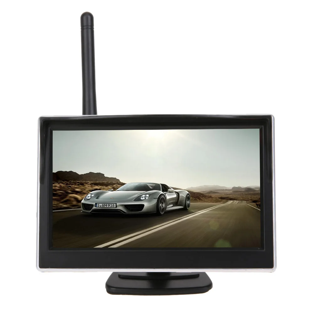 

Universal 5 Inch TFT WiFi Display Monitor LCD Car Rear View Backup Reverse Monitor Screen Digital Panel Color Car video player