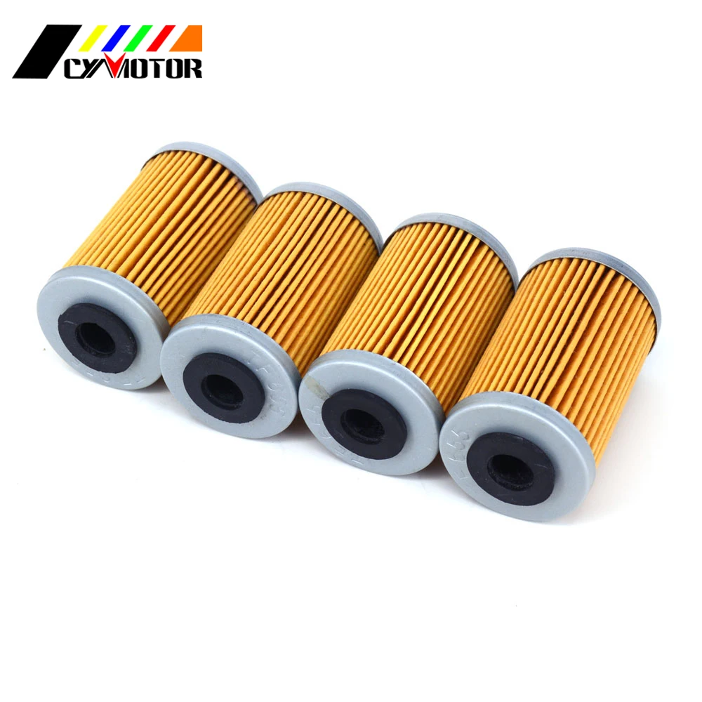 Масляный фильтр для двигателя 4 шт. KTM EXC SX MXC XCW SMR XC EXE 400 450 520 525 540 560 620 625 640