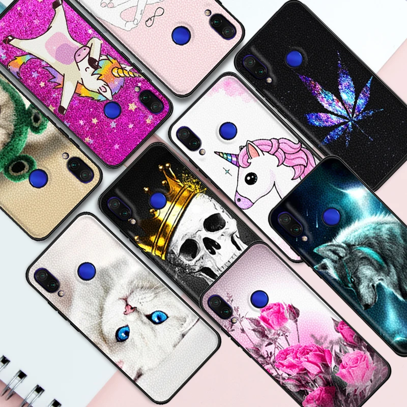 

For Xiaomi Redmi Note 7 Case Silicone TPU Case for Xiaomi Redmi Note 7 Pro Cover Funda For Redmi Note 7Pro Note7 Pro Phone Case