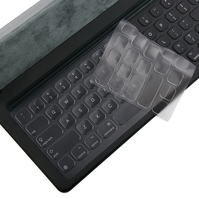 Xskn, для apple ipad pro smart keyboard ясно тпу водонепроницаемая клавиатура для ноутбука обложка кожи защитную пленку