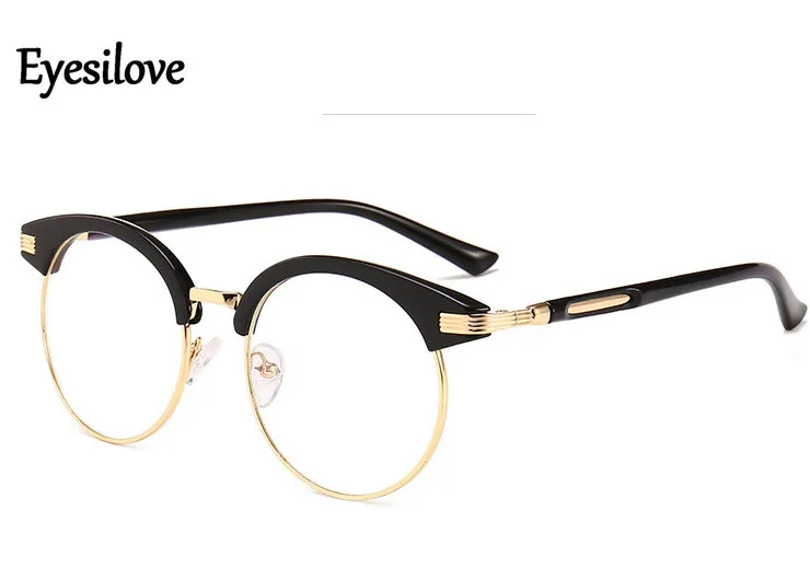 Eyesilove vintage myopia glasses round frame Nearsighted Glasses prescription glasses for men women eyewear -0.50 to -6.00